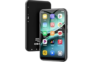 Reproductor MP3 de 160 GB con Bluetooth y WiFi, Reproductor MP4 ZAQE Android 13 con Spotify, Pandora, Audible, Youtube, Hi-Fi Reproductor de música con Pantalla táctil de 4,02" con Play Store