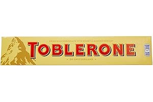 LIAKAI Swiss Toblerone Chocolate Praline with Honey and Almond Nougat - 360g