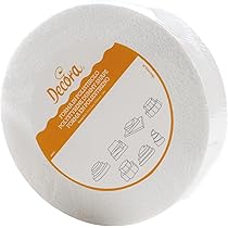 Base Rotonda In Polistirolo Decora - &Oslash;30x2,5 Cm | Per Torte Finte O A Piani