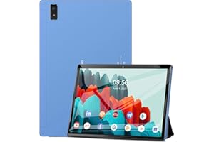 DUODUOGO Tablette Tactile 10 Pouces Android 13, 8Go RAM + 64 Go ROM (TF 256Go), Quad-Core 1.8 Ghz, 1280 x 800 IPS, 6000 mAh, Double Caméra, Bluetooth 5.0, WiFi Tablette, Bleu