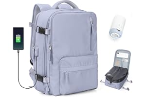 BJLFS Sac à dos Sous Vide Avec Pompe Ryanair 40x20x25 Sac à main Extensible Sac à Vide de Compression Portable Sac à dos de Voyage étanche avec système de compression scellé