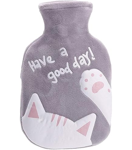 GOTOTOP Sacs à Eau En Caoutchouc De 1 Litre Grande Bouillotte En