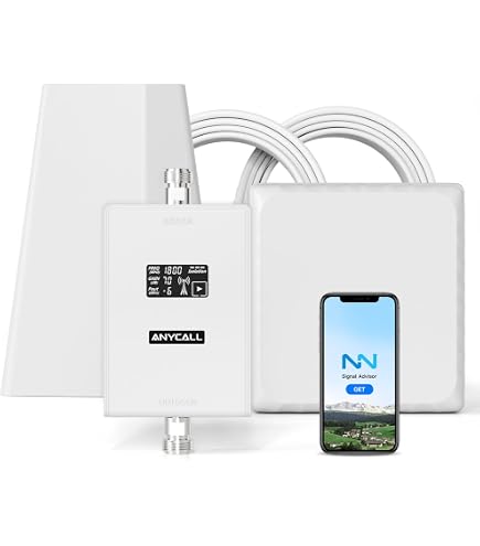 Ripetitore Cellulare 200 Mq Ufficio Amplificatore Segnale Cellulare GSM DCS LTE B3 - Ripetitore 2G/3G/4G Per Ufficio E Casa Booster Segnale Telefono - 10
