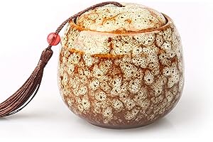 Exnemel urne cinerarie Mini, Mini urne per Ceneri per Adulti, urna Piccola per Animali Domestici Cani Ceneri di Gatto, portacenere per urne funerarie Keepsake (Bianca)