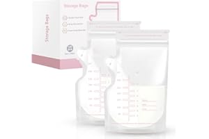120 Stück Muttermilchbeutel, 250ml / 8oz Einweg-Milch Muttermilch Aufbewahrung BPA-freie Milchbeutel für Muttermilch mit Ausgießer für das Stillen Auslaufsicher Kann Eingefroren Werden