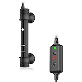 NICREW Aquarium Heater 100 W, Temperature Adjustable Aquarium Heater with Controller for Aquariums up to 80 L, Overheating Pr
