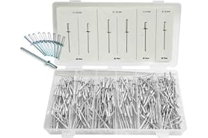 BENSON TOOLS BensonTools 48999 Remaches, 320 Unidades, Plateado, color unico