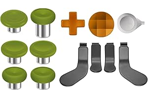 ORITIKUR 13 in 1 Halo Infinite Edition Thumbsticks Analog Sticks Ersatz Joystick Teile Reparatur Zubehör Kit Komponenten-Set für Xbox Elite Serie 2 und Core Controller