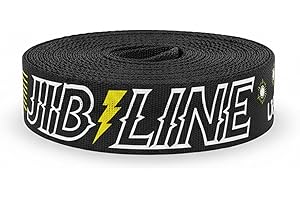 ‎GIBBON GIBBON Giboard Slackline Set | Erweiterung für 2 Lines | Inkl. Lock-and-Roll-Spannsystem und Spannstab | Für Verschiedene Einsatzbereiche | Schwarz