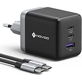 NOVOO 100W USB C Charger, 3 Ports, 1 PD Cable 100W