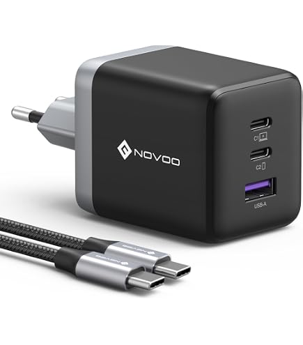Chargeur USB 4 Ports 120W Type-C PD - Jaune - Adaptateur Multi-appareils Rapide
