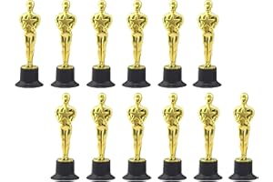 SULOLI 12 Pezzi Coppa Trofei Premiazioni,Trofeo Vincitore d'Oro Bambini per Premi,Sport Scolastico,Giochi Competizioni,Bomboniere per Feste