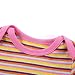 JIAJIA Cute Baby Toddler Girls Stripe Cotton Short Sleeve Bodysuit 3-6 Months