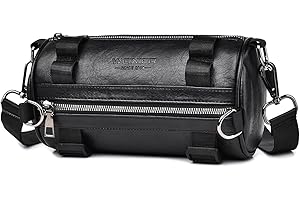 GZQFUOU A-QMZL Sac à bandoulière pour homme Petit sac à bandoulière vintage Sac à main pour homme Sac à bandoulière en cuir PU pour homme