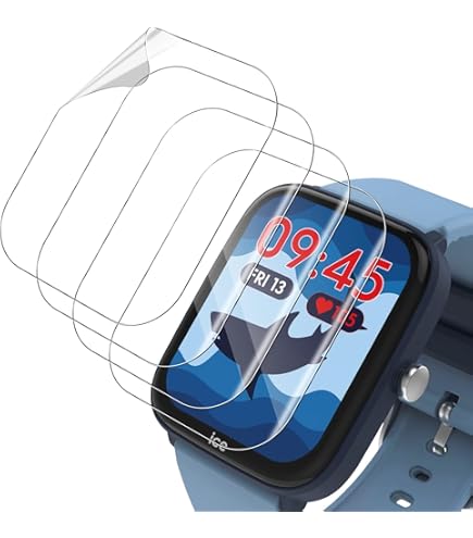 Protecteur D'écran Pour Ice-Watch Ice Smart Junior 2.0 - Lot De 3 Films PMMA - HD Anti-rayures Et Anti-empreintes - Installation Facile