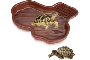 Udbrud Reptilien Badebecken, Schildkröten Wasserschale Reptilien Wasserschale Reptilienschale Für Nahrung Und Wasser, Reptilien-Badebecken
