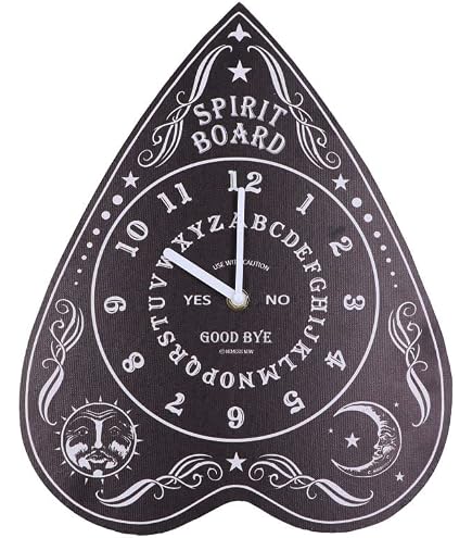 Orologio Da Parete Gotico Nemesis Now - Darkest Hour, Mietitore Con Teschio, 32 Cm, Nero - 2