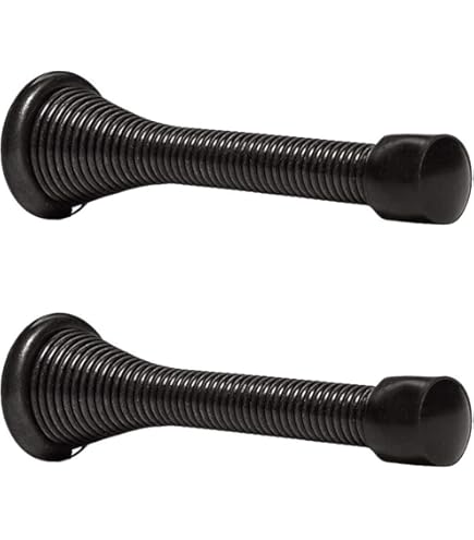 Homotek Feder-Türstopper Edelstahl - 2 Stück, Hydraulisch & Leise