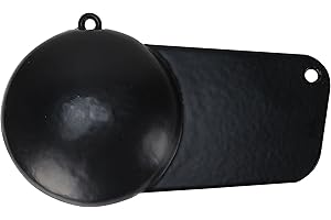 Extreme Max 3006.6747 Beschichtete Pancake Downrigger Gewicht 3,6 kg, Schwarz