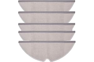INF Zestaw 5 zapasowych ściereczek do mopa do odkurzacza Mi Roborock S5/S5 Max/S50/S51/S55/S6/S6 MaxV/S6 Pure, efektywne w narożnikach, krawędziach