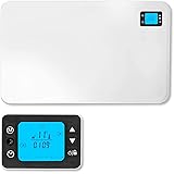 Purus Electric Heater Radiator 400W Panel Heater 24 Hour 7 Day Timer Lot 20 Wall Mounted Heater