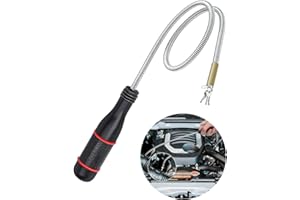 ZARADU Aimant Flexible,Tige Aimantée Flexible,Outil de Ramassage Magnétique Flexible, Puissant Avec Poignée Antidérapante, pour Préhension de Petites Pièces,de Boulons, D'Objets Métalliques