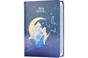 MEIYIFAN Cuaderno de escritura para mujeres, diario personal, Colorido Diario de Escritura en Blanco para Mujeres, hermoso diario para escribir,regalo para mujeres niñas, 13x19cm, 128 Páginas