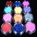 12PCS Nail Art Acrylic Glitter Dust Powder,Nail Art Glitter(thin)