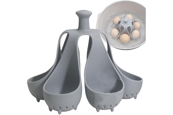 Gadget De Cuisson D'oeufs En Silicone, Cuit 4/6 Oeufs À La Fois, Support D'oeufs À La Coque, Support De Stockage D'oeufs De Cuisine, Tasses À Oeufs, Cuiseur D'oeufs À La Coque Gadgets De Cuisine
