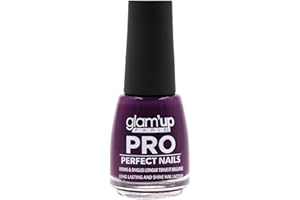 GLAM UP Glam’Up Paris - Vernis à Ongles XL Pro - Vernis Professionnel Haut de Gamme - Séchage Rapide - Haute Couvrance - Longue Tenue - Pinceau Ultra Large - Effet Gel - 18 ml - N°407 - Purple