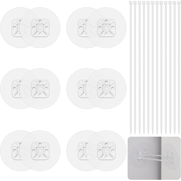 Cinghie Di Sicurezza Antiribaltamento Per Mobili - Adesive, No Fori - Protezione Bambini E Animali (Pack Da 4) - Foto 5