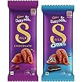 Cadbury Dairy Milk Silk Chocolate Bar Large Combo (Silk Plain 150 G, Silk Oreo 130 G), 280 Gram