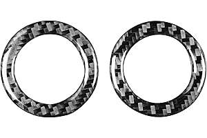 RRX Pannello interno in fibra di carbonio per telaio di copertura compatibile con Mini Cooper R50 R53 Hatchback R52 Covertible 2002-2004 (presa d'aria laterale esterna 04)