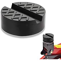 2 Tamponi In Gomma Per Cric Auto - Antiscivolo E Universali, Per Sollevamenti Sicuri