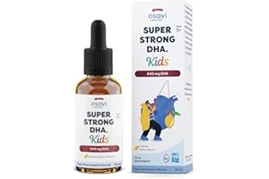 ‎OSAVI Osavi Super Strong DHA Kids, 640mg DHA (Lemon) - 50 ml.