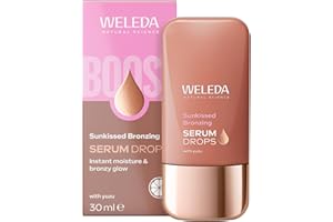 WELEDA Siero Bronzing Booster Drops, nutre intensamente la pelle e le dona un aspetto radioso, come baciato dal sole (1x 30 ml)