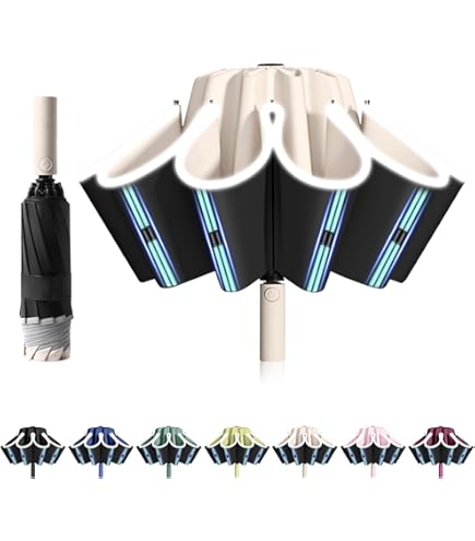 IX-brella Mid Class Parapluie Poche Automatique Jaune - Léger Solide Ouverture Fermeture Auto 95cm