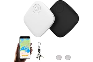 TICONN Smart Tracker Tag,Bluetooth Localizzatore,Trovare Chiavi/Zaini/Animali/Bambini,Batteria Sostituibile,Compatibile con Android e IOS(2 Pezzi)