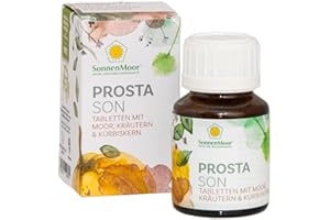 ‎SONNENMOOR SonnenMoor ProstaSon Tabletten - 30 Stück für 30 Tage - natürliche gepresste Moortabletten zum Einnehmen für den Mann