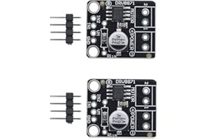 Hailege 2pcs DRV8871 DC-Motorantriebsmodul für DC-Bürstenmotor DC-Antrieb Breakout-Board H-Brücke 6,5 V-45 V 3,6 A max. für PWM-Steuerung