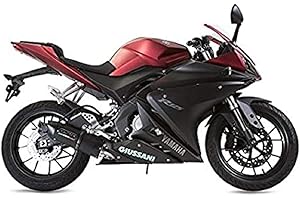 GPR EXHAUST SYSTEM EB Y.174.FUNE Ligne d'échappement complète homologué FURORE NERO Compatible avec Yamaha MT 125 2014/17