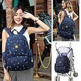 Aosbos Wickelrucksack Wickeltaschen Mutter Rucksäcke inklusive Wickelauflage, Taschenbefestigungssystem für den Kinderwagen, 30 x 43 x 18 cm - 7