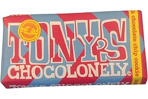 THE GREAT BRITISH CONFECTIONERY COMPANY Tony's Chocolonely - Milk Chocolate Chip Cookie - 180g