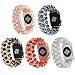 Produktbild For Armbanduhr 38 mm Band, vanqiang Luxus Persönlichkeit Herren und Damen Neue Kette Schmuck Armband Smart Uhrenarmband für iiWatch 38 mm – weiß, Polykarbonat, rot, iWatch 42MM