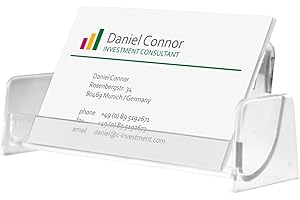 ‎SIGEL SIGEL VA120 Visitenkarten-Aufsteller / Visitenkartenhalter für 50 Karten