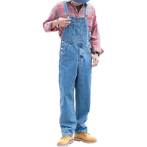 Heren Denim Tuinbroek Overalls Heren Jeans Bib