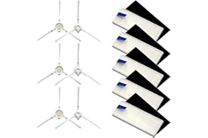 GYing Filtro Spazzola Laterale HEPA Per Rowenta Explorer 20 40 50 75 RG7687/RR7687WH Serie Smart Force sweep x3 Robot Aspirapolvere