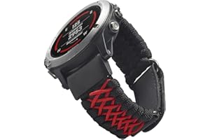 Onewly Compatible avec les bandes Garmin Fenix 5X, Bracelet de Montre à Dégagement Rapide et Ajustement Facile de 26 mm Pour 