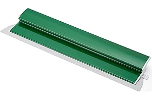 Ricyea Flächenspachtel 60cm Fassadenspachtel Profi Dekorspachtel aus Edelstahl, 0.5mm Edelstahlklinge Spachtel für Trockenbau, Wandspachtel