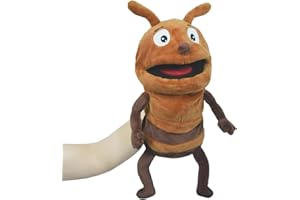 lilizzhoumax Ant Puppet, Simulation Plush Toy, Soft Stuffed Animal for Kids, Early Education Interactive Role-Playing Toy, Home Decoration, Gift for Kids